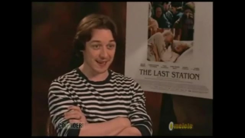 The Last Station James Mc Avoy new interview longer version January 08