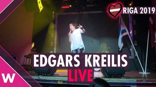 Edgars Kreilis “Cherry Absinthe“ (Lativa) LIVE @ Eurovision PreParty Riga 2019