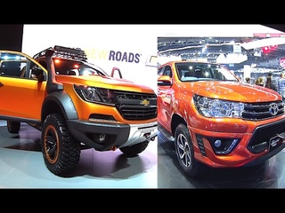 2017, 2018 Chevrolet Colorado Xtreme VS 2016, 2017 Toyota Hilux Revo TRD sportivo