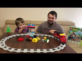 Lego Duplo review. Обзор невероятного набора конструктора Лего-Железная дорога с Умным паровозом.