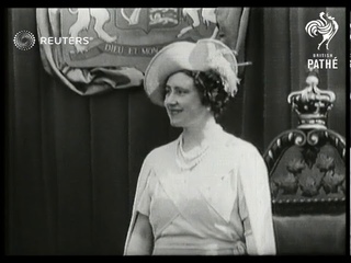 King George VI and Queen Elizabeth arrive in Quebec (1939)