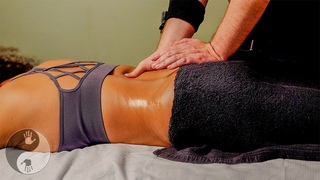 Pleasure & Pain Massage to Ease Alysha's Lower Back Real session ep 9