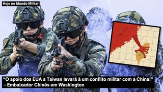 O apoio dos EUA a Taiwan levar  um conflito militar com a China!, Embaixador Chins nos EUA