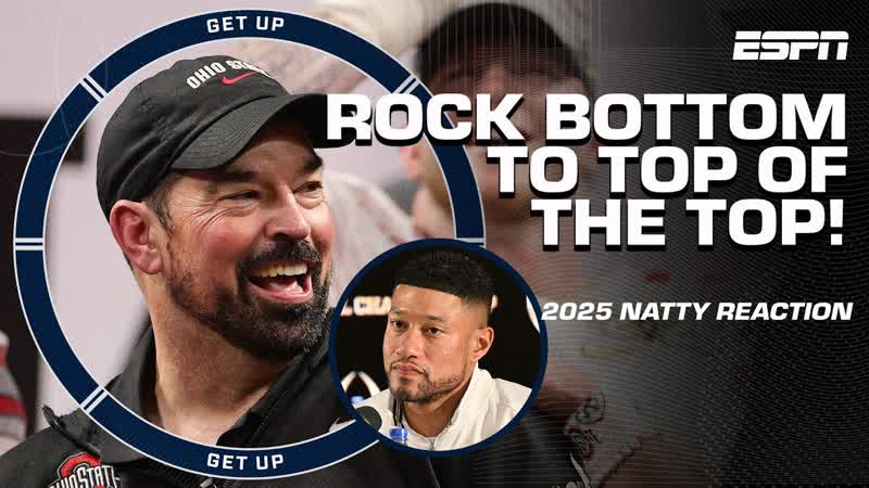 NATIONAL CHAMPIONSHIP REACTION Ohio State comes back from ROCK BOTTOM to WIN IT ALL , Get