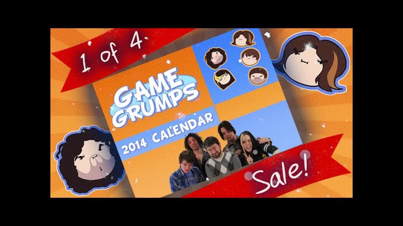 GAME GRUMPS 2014 Calendar HOLIDAY