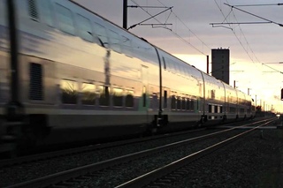 TGV high speed action à grande vitesse