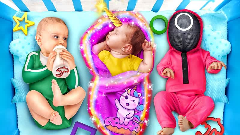 Единорог попал в игру в кальмара часть