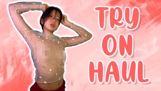 4K Transparent Try On Haul with Kris | See-Through Clothes