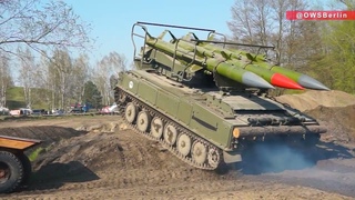 2П25  советская самоходная пусковая установка ЗРК 2К12 Куб  Self-propelled launcher 2P25-ML