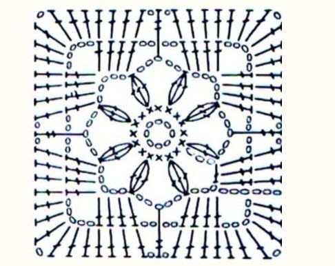 Вязание крючком квадратной сидушки схемы Вязание крючком квадратной сидушки схемы