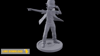 ash ketchum 3d model download for printing video