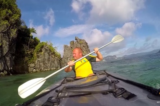 На каяке по Филиппинам. Kayaking in El Nido