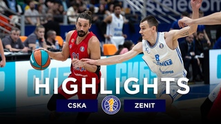 CSKA vs Zenit Highlights January, 20 | Season 2022-23
