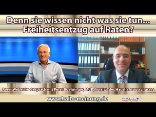 Denn sie wissen nicht was sie tun... Freiheitsentzug auf Raten?