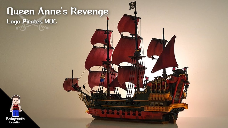 LEGO pirates MOC : Queen Annes Revenge 레고 해적 창작 :