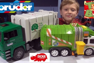 CARS TOYS BRUDER GARBAGE TRUCK | Брудер Мусоровоз Машинки Обзор Игрушек и Развлечения для детей