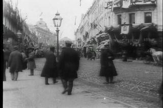 Москва. Тверская улица в конце 19 века. 1896 год / Moscow. Tverskaya Street 19th century.