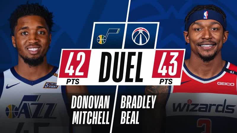 Donovan Mitchell Bradley Beal Go For 40+ Point
