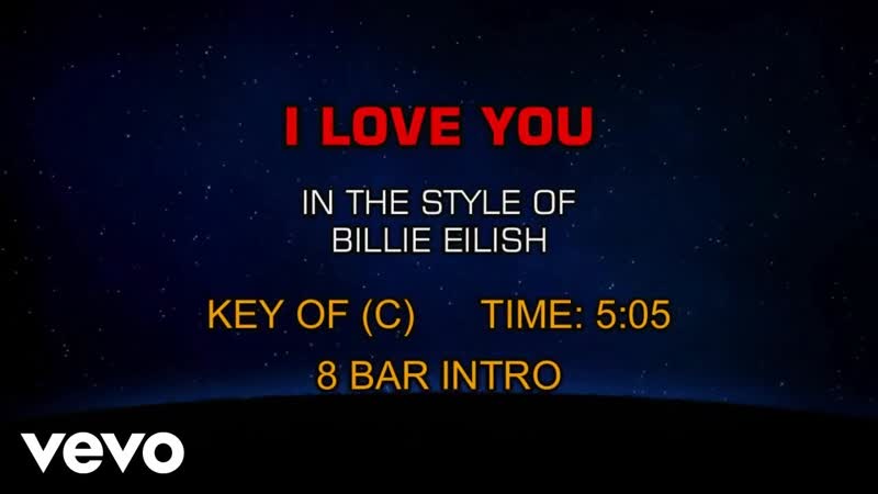 Billie Eilish I Love You (