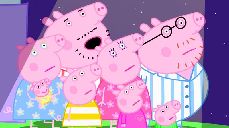 The Noisy Night at Peppa Pigs Cousin Chloes House, Peppa Pig Official Family Kids