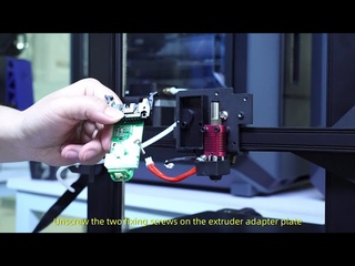 Voxelab Aquila Pro: Replace the extruder adapter plate