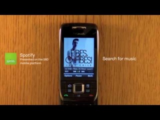 Spotify for Symbian preview