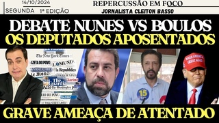 ⚡1 GRAVE! AMEAÇA DE ATENTANDO, CRISE EM SP, ELEIÇÃO DEBATE NUNES X BOULOS, BOLSONARO COMENTA