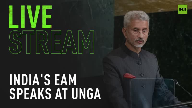 Indias EAM S Jaishankar addresses UN General