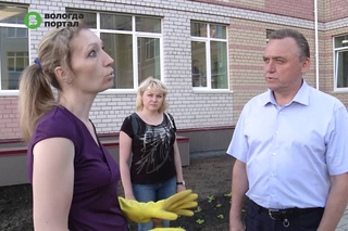 Финальные субботники прошли в новом детском саду «Акварель» на улице Псковской