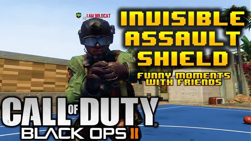 BLACK OPS 2 INVISIBLE ASSAULT SHIELD, RIOT SHIELD Funny Moments w, Basically IDo Work, H2
