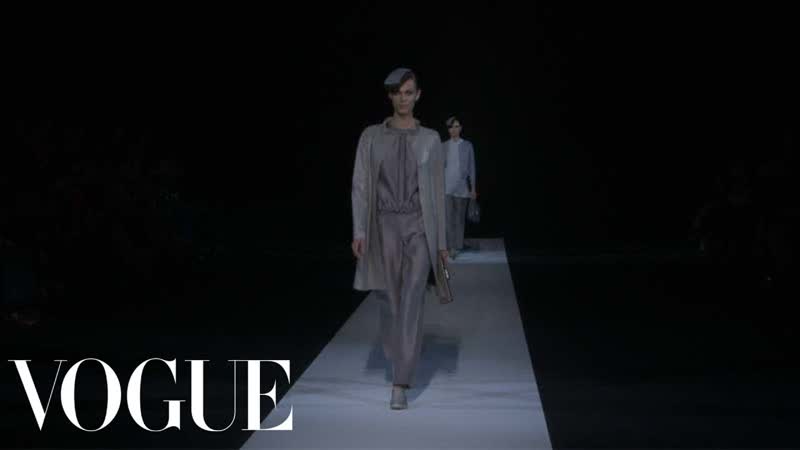 Giorgio Armani Ready to Wear 2013 Vogue Fashion Week Runway