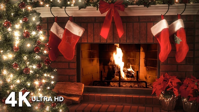 Michael Bublé Christmas Full Album 4 K 10 Hour Fireplace Loop Deluxe 10th Anniversary