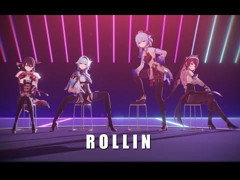 Genshin Impact MMD, 4 K, 60 FPS Beidou Eula Ganyu Rosaria
