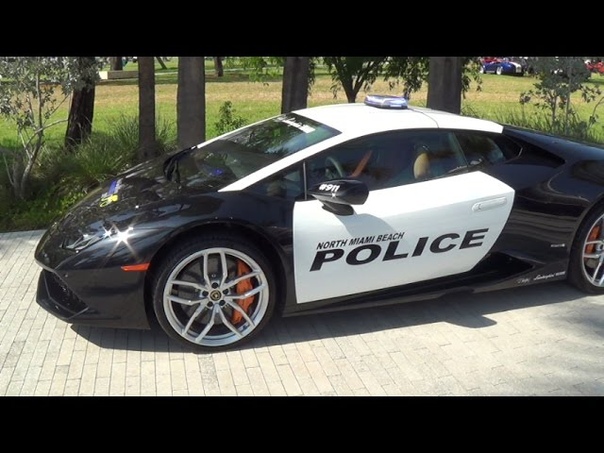 Lamborghini Huracan Police Supercar BEAST. Festivals of Speed 2015